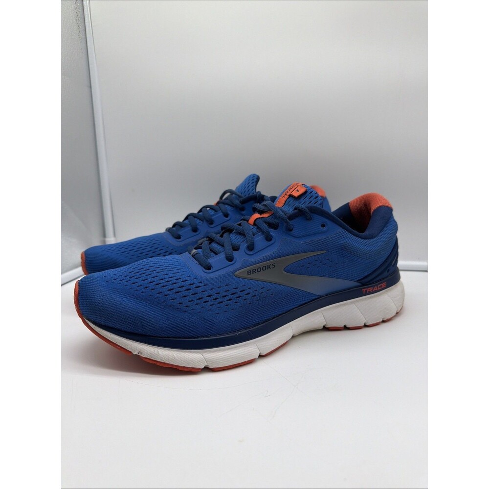 Brooks Trace 1 Mens Running Shoes Size 11.5 1103641D495 Blue/Orange